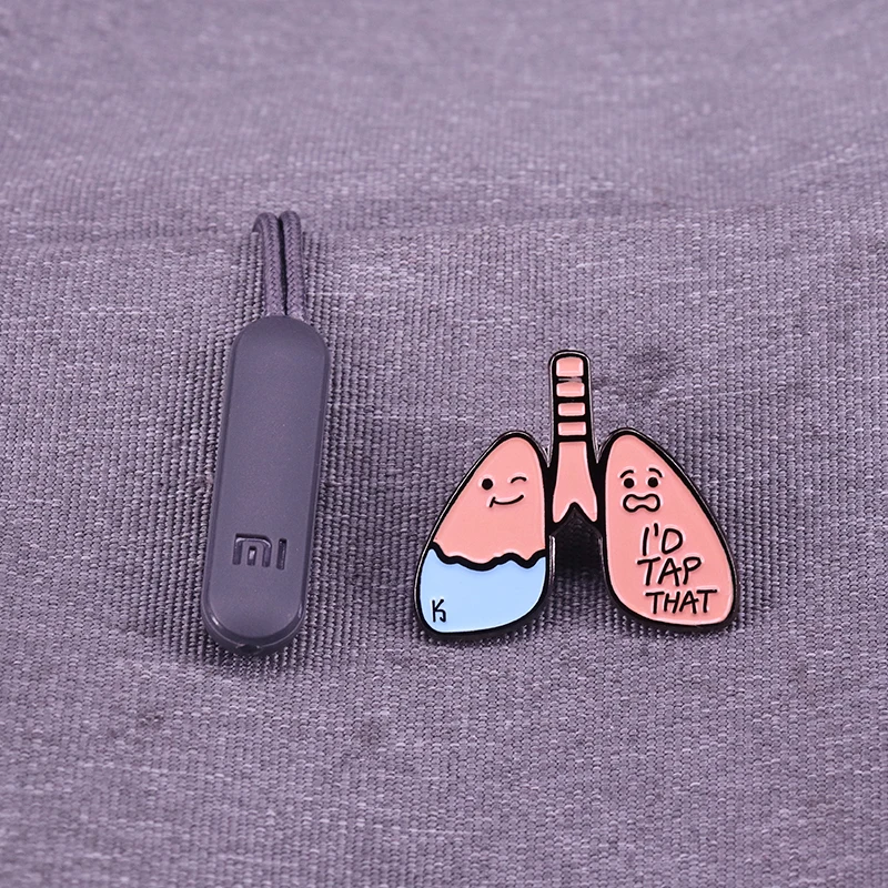 "Kawaii anatomy lung брошь модная новинка медсестры доктор медицинский студенческий аксессуар"