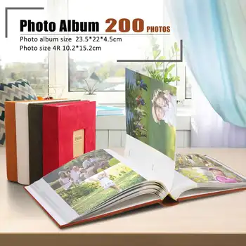 

200 Sheets 6 Inch Kids Home Scrapbook Anniversary Foto Handmade Supplies Photo Album Scrapbooking Family Memory Photo Album