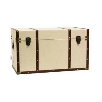 

Trunk wood decoration vintage (C: 60x30x30 cm.)