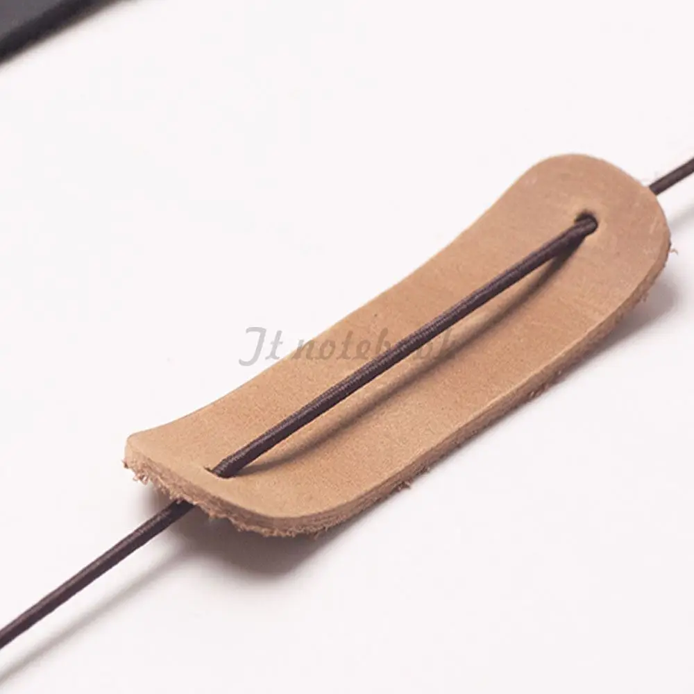 Genuine Leather Notebook Closer Protective Leather Piece With Repair Rubber Band For Handmade Travel Journal Accessories 5