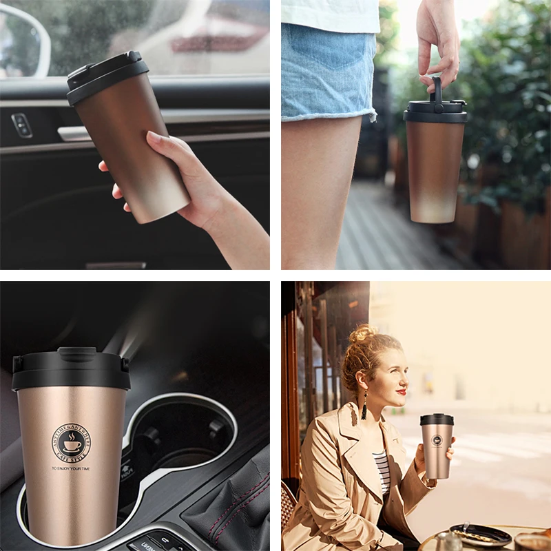 500 мл Термос кофейная кружка термо дорожная термос бутылка кафе чашка гаррафа