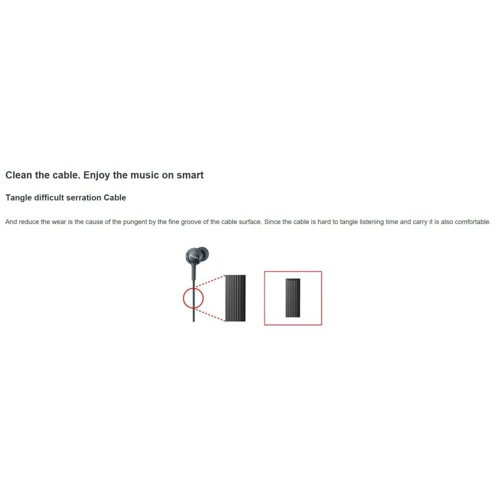 Original SONY MDR-EX250AP In-Ear Headphones 3.5mm Wired Earbuds Music Earphone Smart Phone Headset Hands-free with Mic