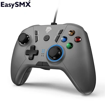 

EasySMX SL-9111 Wired Controller Gamepad For PC Win7/8/10 Android TV Box Vibration Customized LED Buttons Joystick Gamepad