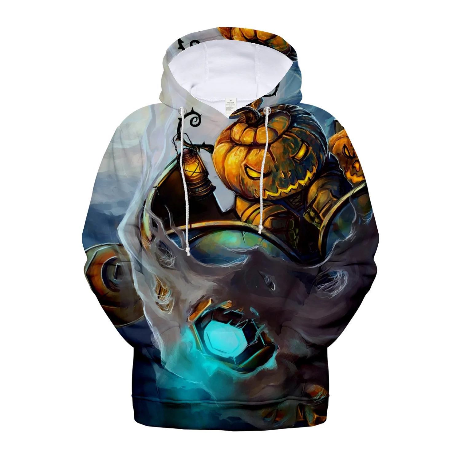 

2019 Halloween Human Women Hoodies Sweatshirt Jacket Casual Oversized Hoodie Plus Size 4XL Merchandise