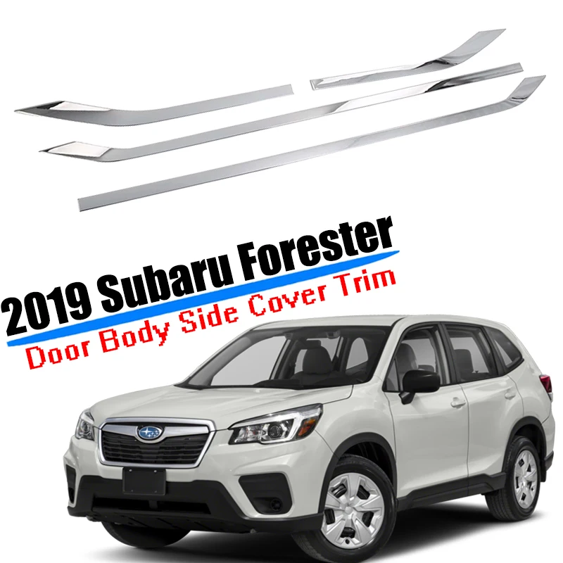 Подходит для Subaru Forester внешняя дверь Кузова Боковая накладка ABS Хромовая Серебряная стильная автостайлинг автомобильные аксессуары