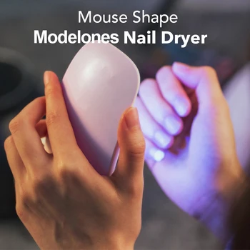 

6W Mini Nail Lamp Nail Dryer Machine Pink White UV LED Lamp Portable Micro USB Cable Home Use Drying Lamp For Gel Varnish