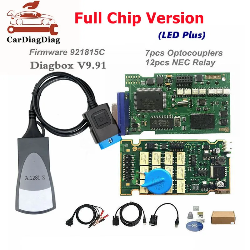 Full Gold Chip 921815C PP2000 Diagbox V9.68 V7.83 Lexia3 Auto Scanner OBD2