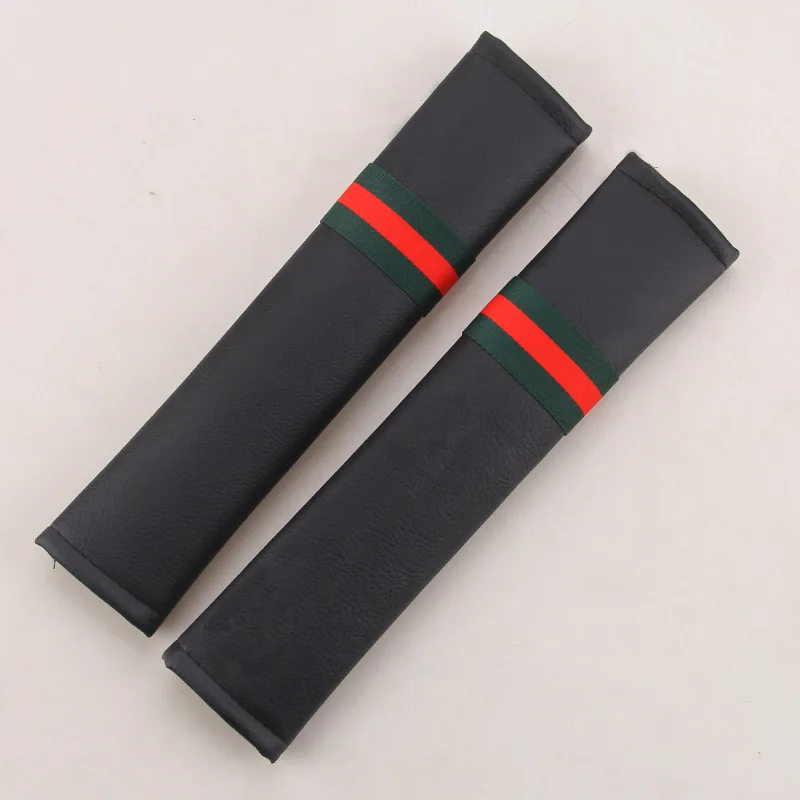 

Leather Seat Belt Shoulder Guard Fashion Thickening Four Seasons Car Shoulder Guard