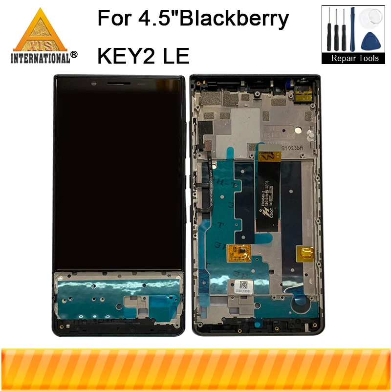 

Original Axisinternational For 4.5" BlackBerry Key2 LE LCD Display Touch Screen Digitizer With Frame Replacement Parts