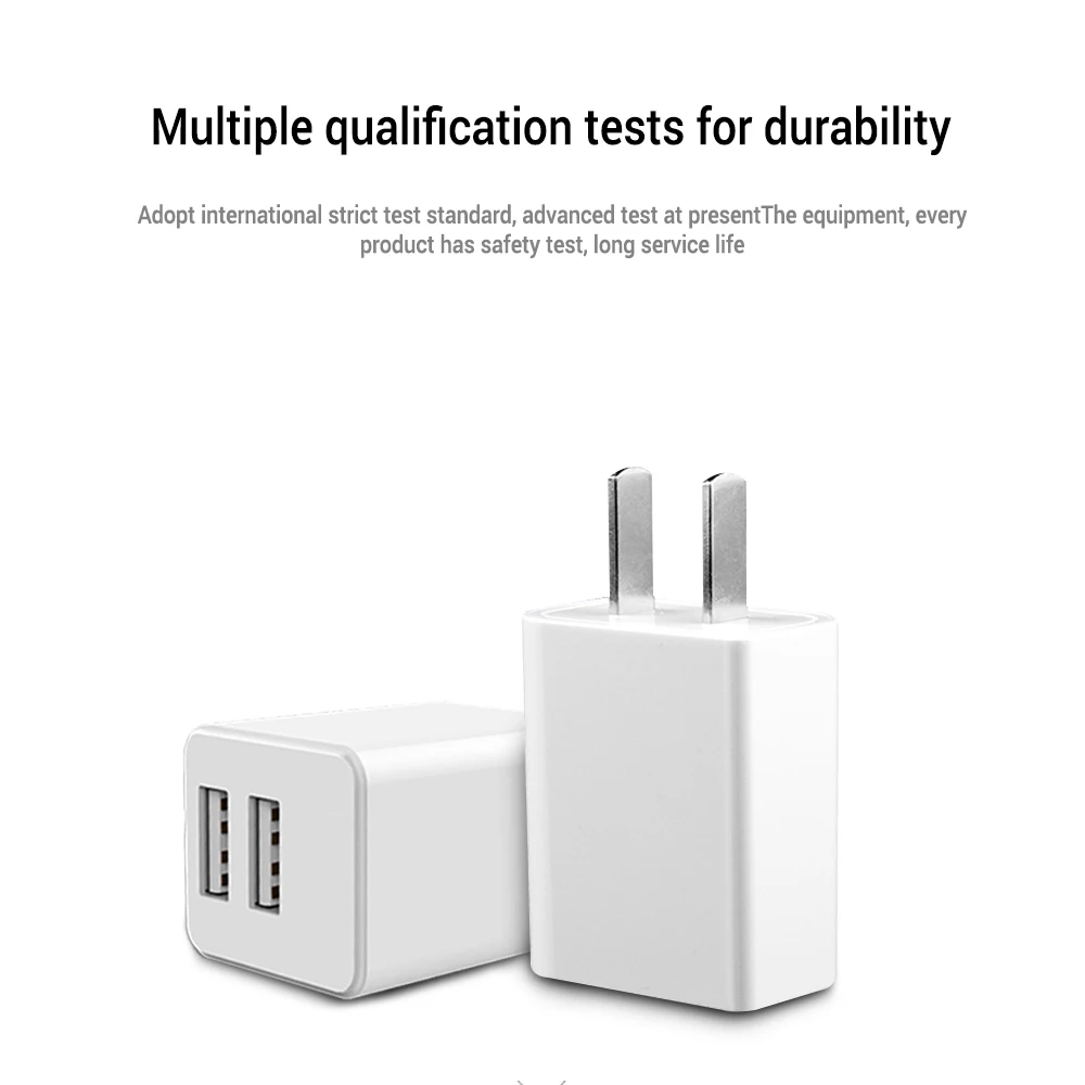 

1pc C82 Universal Fast Charger 2 In 1 Dual USB Interface Charger Mobile Phone Charger Series For Android IOS System