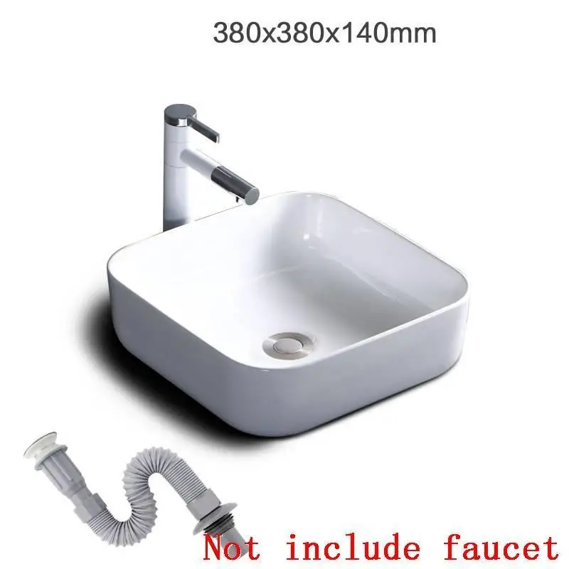 Черная чаша Banyo Waschbecken Sobre Encimera Mano Bagno Evier Bacia De Lavagem Pia Cuba Banheiro раковина для ванной Lavabo умывальник - Цвет: Version L