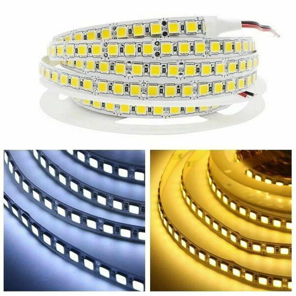 Светодиодная лента постоянного тока 12 В 24 подсветильник ка 120 светодиодов/м 5054SMD 1