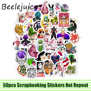 

50pcs Dragon ball Buu Stickers paster anime movie decals scrapbooking diy phone laptop waterproof home decorations