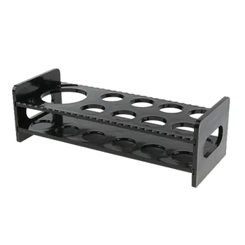 

.9-Hole Black Acrylic Shot Glass Holder Rack Barware Whisky Cup Serving Tray perfect for parties, balls, bars, pubs and home