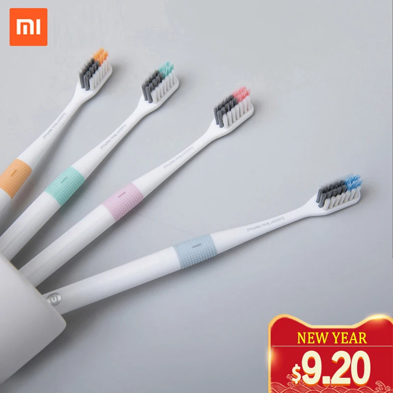 

Original Xiaomi DOCTOR B Toothbrushs Mi Home 4 Color In 1 Kit Deep Cleaning Travel Box Included Soft-bristle For Smart Home