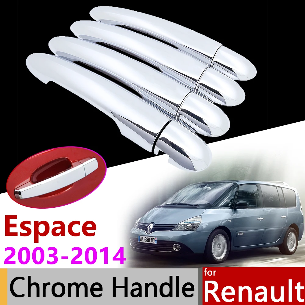 Аксессуары для внешней отделки автомобиля хромированная крышка ручки двери Renault