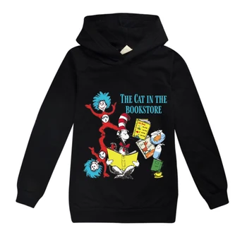 

2020 Spring Autumn Boys Sweatshirts Dr. Seuss Ca Children Clothing Hooded Girls Kids Hoodies Clothes Casual Sports Pullover