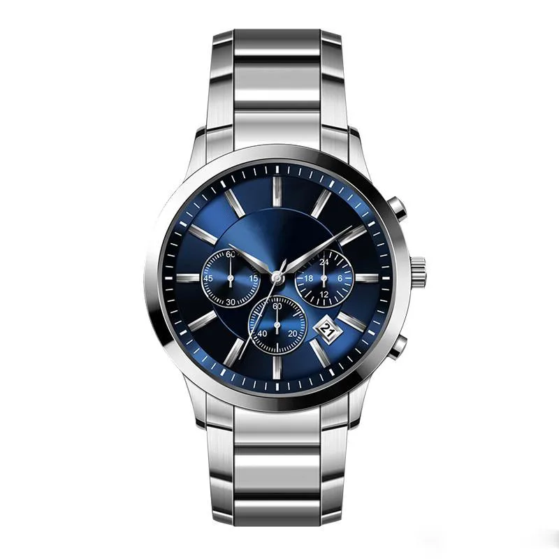 

luxury watch men AAA Arma ni AR2448 AR2458 AR2434 AR2452 GA 42mm Quartz battery watches tick Small dial working with buttons