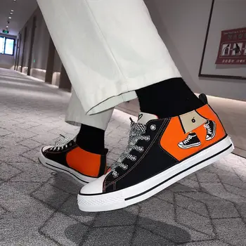 

Explosion models 2019 men's fashion trend comfortable with simple and versatile personality Harajuku street clapper shoes tide