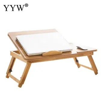 

Bed Tray Desk Bamboo Laptop Table Stand For Bed Computer Desk Bed Sofa Folding Adjustable Laptop Desk PC Desk With Drawer