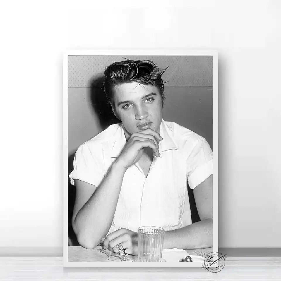 Elvis Presley Poster Geschenke Stern Musiker Leinwand Malerei Wand Bilder Fur Wohnzimmer Wohnkultur Malerei Und Kalligraphie Aliexpress