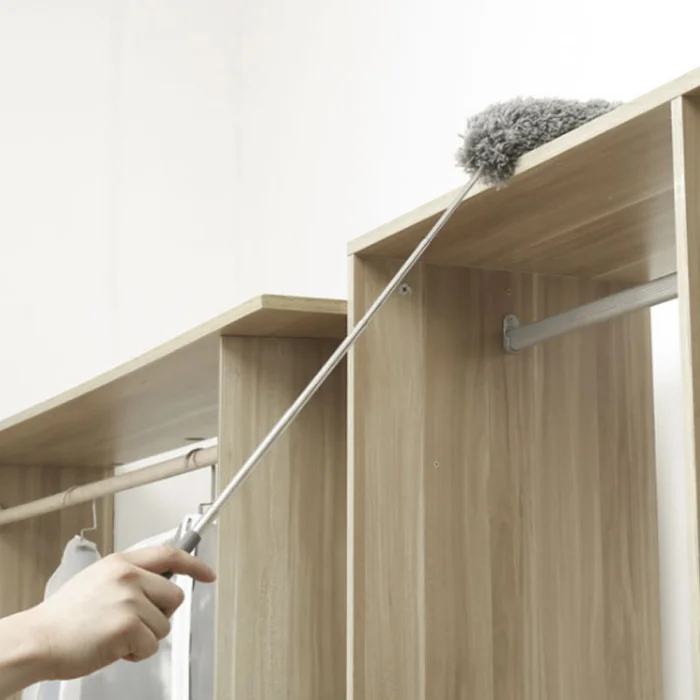 Микрофибра Fexible Head Duster с удлинительным стержнем для потолочных вентиляторов для чистки автомобилей@ LS