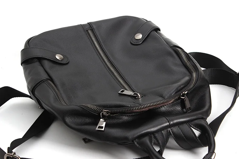 New Leather Ladies Bag Leather Backpack Ladies Travel Backpack