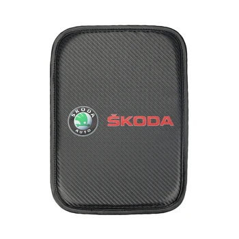 

Car Armrest Cushion Covers Auto Seat Armrest Storage Protection Cushion For Skoda Octavia A5 A7 RS Fabia Superb Car Styling