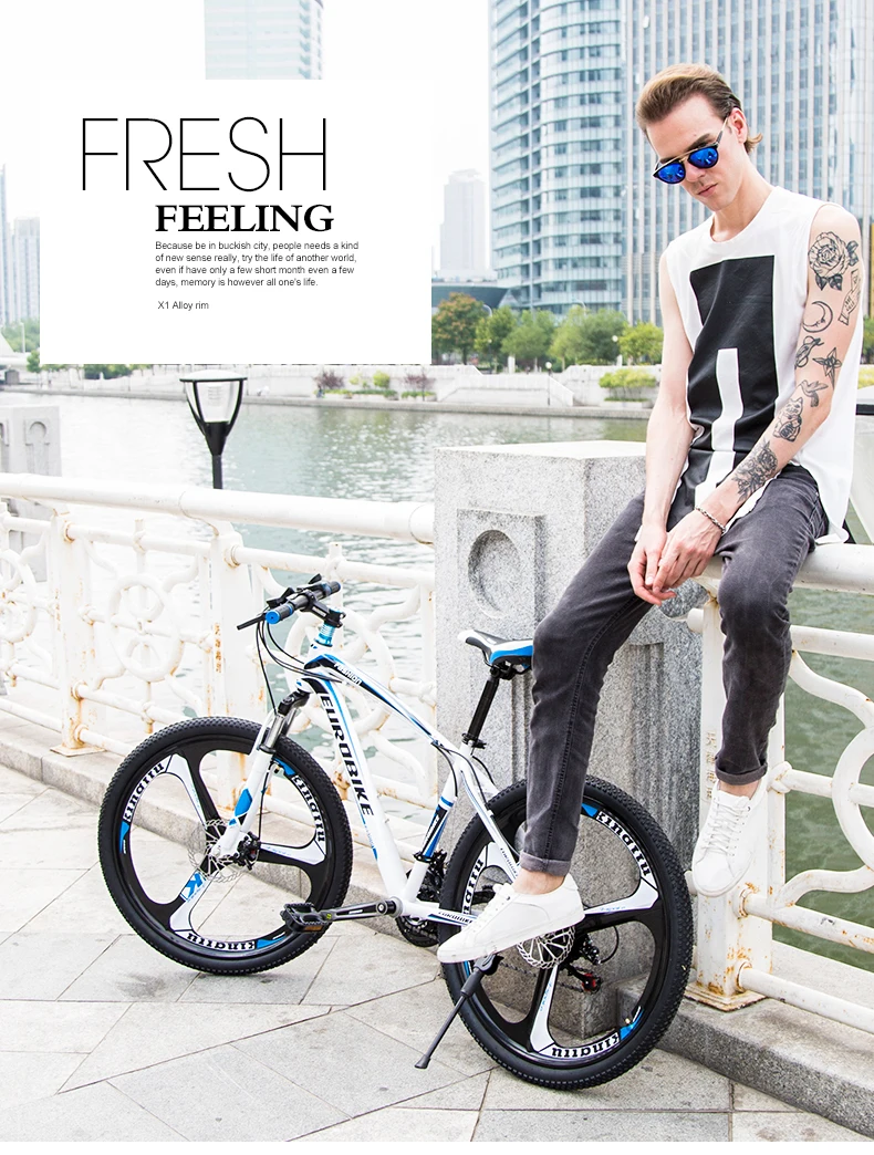 Sale New Brand Mountain Bike Carbon Steel Frame 21/27 Speed Dual Disk Brake Bicycle Outdoor Sports Bicicleta 0 Sale New Brand Mountain Bike Carbon Steel Frame 21/27 Speed Dual Disk Brake Bicycle Outdoor Sports Bicicleta 0