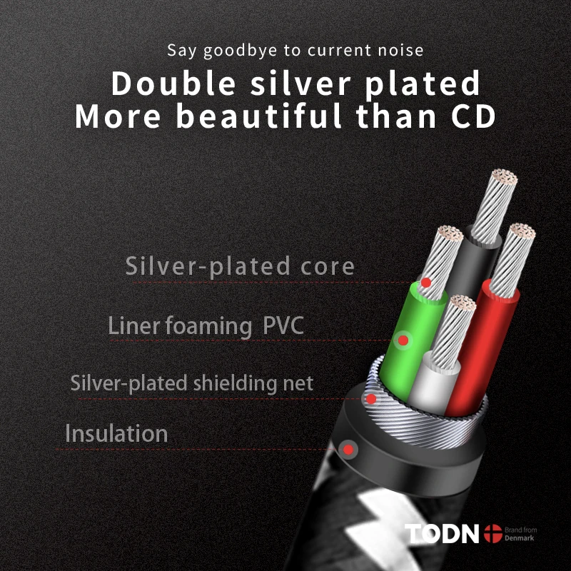 TODN C 타입-3.5 잭, 보조 오디오, USB C dac 케이블, Tipo C 실버, 32 비트/384kHz, 자동차, 휴대폰, 이어폰, 스피커에 적합