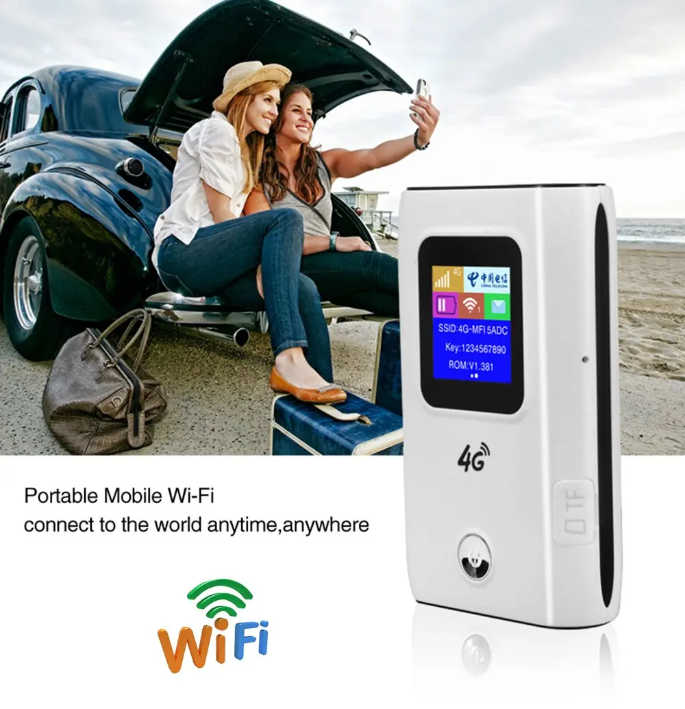 KuWFi 4G WiFi роутер 5200mAh power Bank 4G LTE карманный мобильный Wifi точка доступа разблокировка FDD/TDD глобальная sim-карта до 10 пользователей