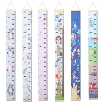 

Wooden Children Height Ruler Wall Hanging Cartoon Pattern Height Measure Ruler For Kids Growth Chart Table Home Wall Sticker