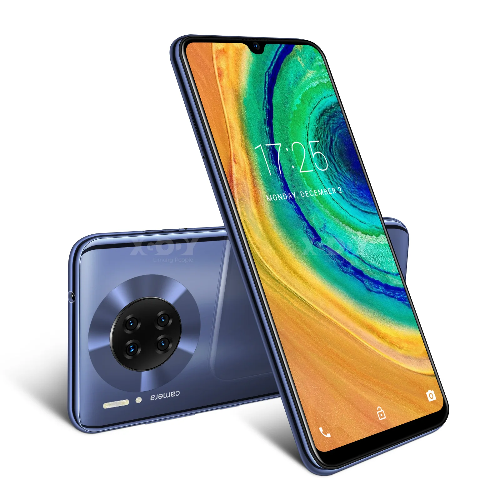  XGODY Mate 30 4G Smartphone Android 9.0 6.26inch 19:9 Full Screen 3GB 32GB MTK6737 Quad Core 8MP Ca