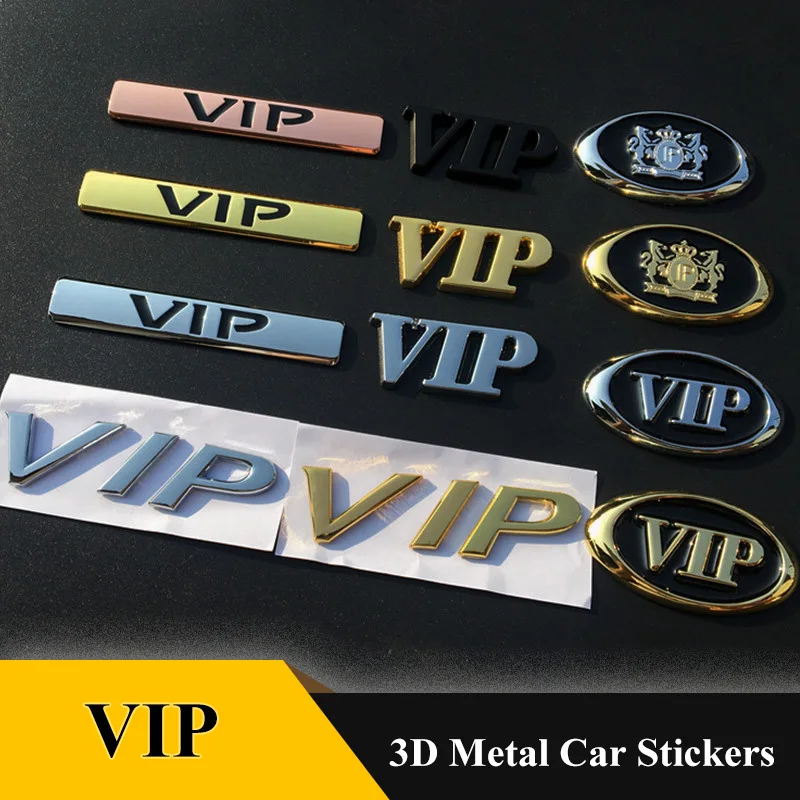 3D Металл VIP JP автомобиля боковой Fender задний багажник эмблема значок стикер
