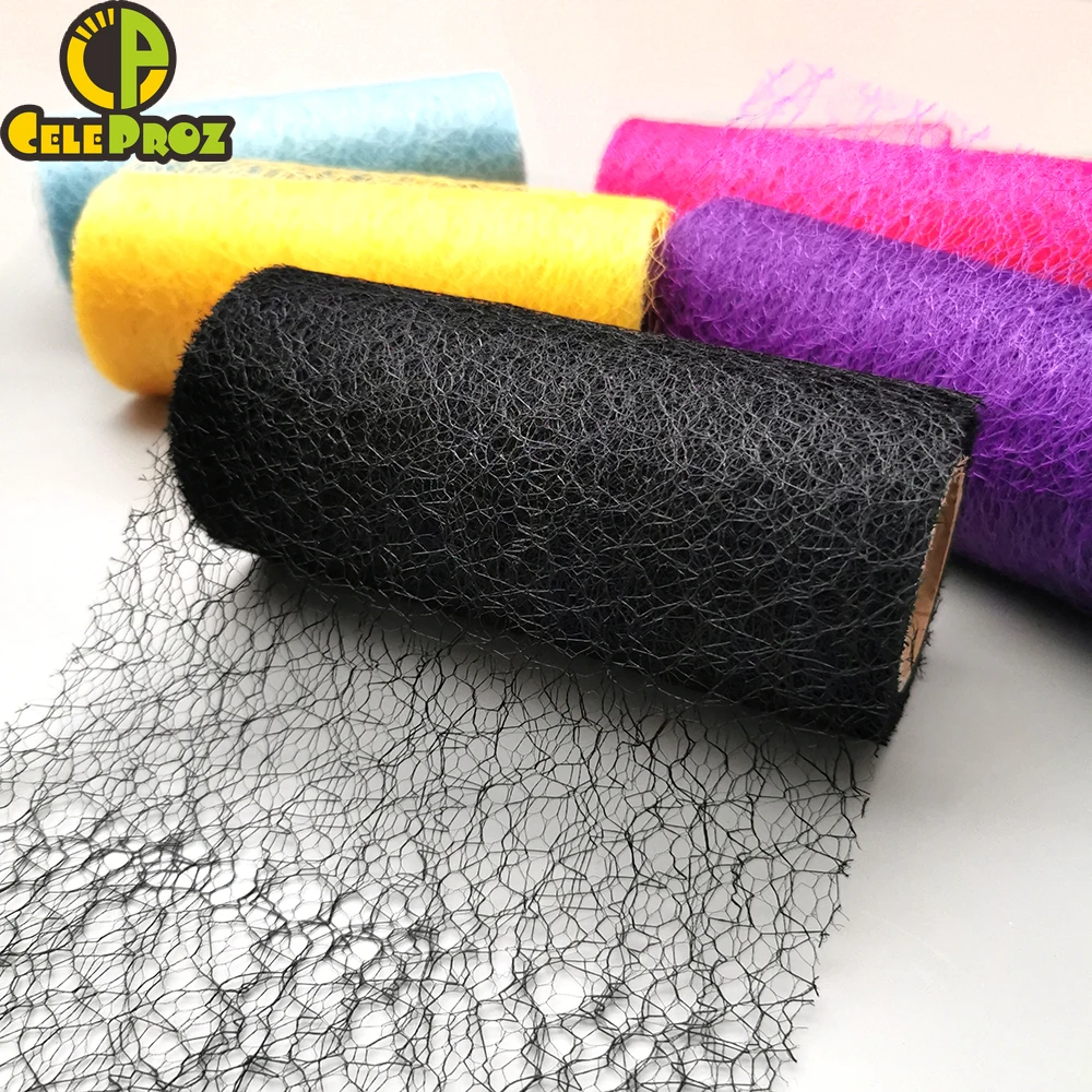 Tulle Organza Fabric 15cm 10Yards 9.2M Roll Ribbon for Tutu Skirt Wedding Bouquet Chair Sash Table Runner Birthday Party Decoration