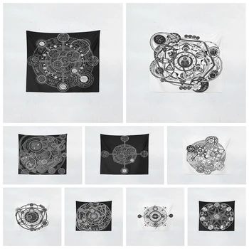 

Witchcraft Magic Tapestry Blanket Fabric Carpet Wall Decoration Hanging Room Decor Wallcovering Bedroom Accessories Custom