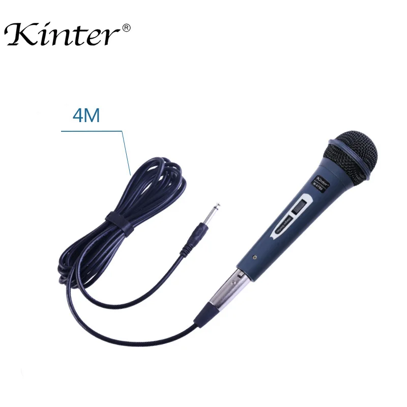 Kinter динамический микрофон M-6700 Профессиональный однонаправленный проводной микрофон 6,5 мм штекер 4 метра медный кабель KTV Home