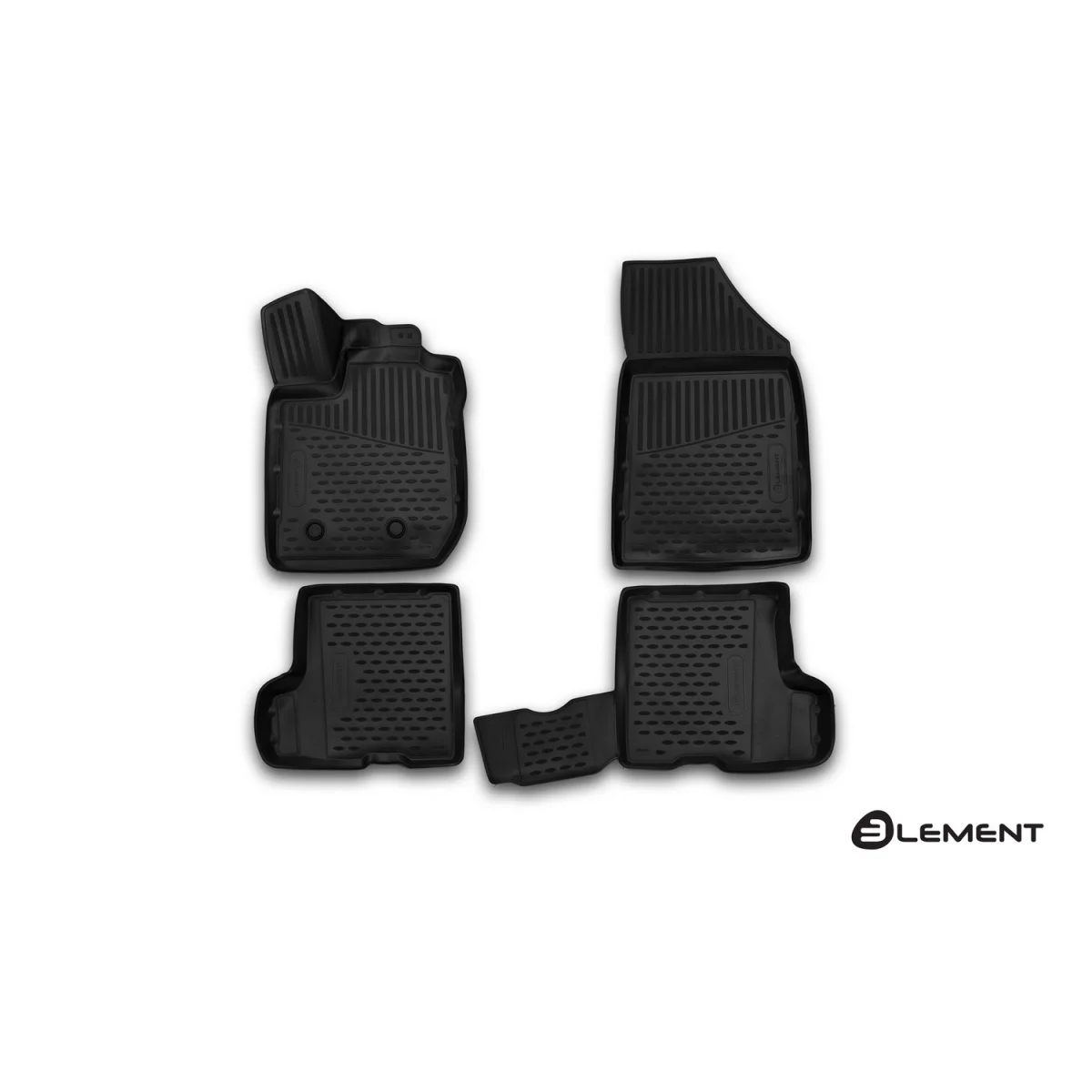 3D matten in salon Lada Xray, 2015, (set. Zonder doos), 4 stuks. ( 3D matten in salon Lada Xray, 2015, (set. Zonder doos), 4 stuks. (