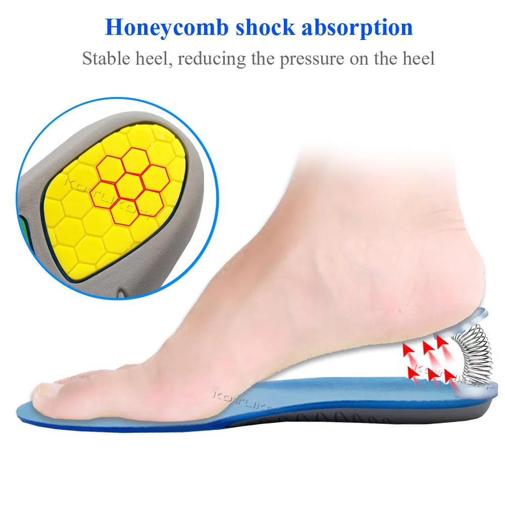 KOTLIKOFF tермопластичный силикон уход для ног: стельки для подошвенный фасциит ортопедические стельки для обуви вставка амортизирующая подошва; Материал стельки унисекс