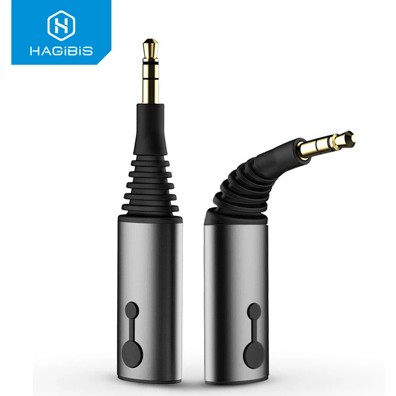 MYCARBON Adaptador Bluetooth Audio 5.0 Transmisor Bluetooth Receptor 2 en 1 con pantalla LED Toslink/RCA/3.5 mm AUX Cable para equipo estéreo auriculares altavoces TV portátil 