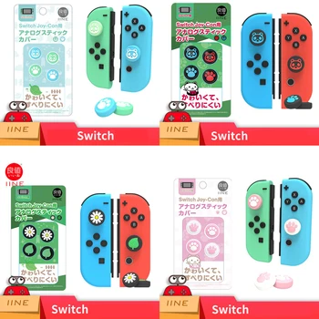 

4 pcs IINE Silicone Grip Caps Accessories for Nintend Switch Joycon Cap Protective Case for NS Gamepad Joystick Controller