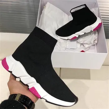 

Boots Women Stretch Fabric Socks Shoes Woman Trainer Flat Casual Women Shoes Fashion Platform New Designer Fashion Luxury Boots