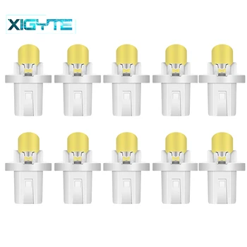 

10pcs B8.5 T5 LED B8.5D Car Led Gauge 1SMD Led Speedo Dash Bulbs Instrument Light Bulb Dashboard Light Car Styling Accessories