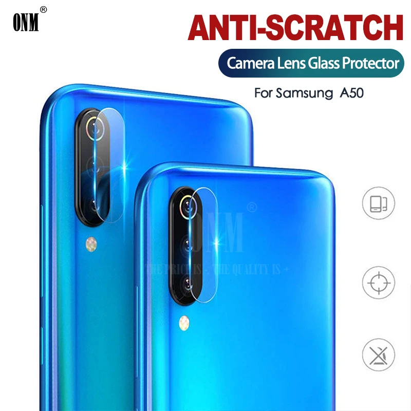 2 шт объектив камеры закаленное стекло для Samsung Galaxy A50 A505F Защитное задняя пленка
