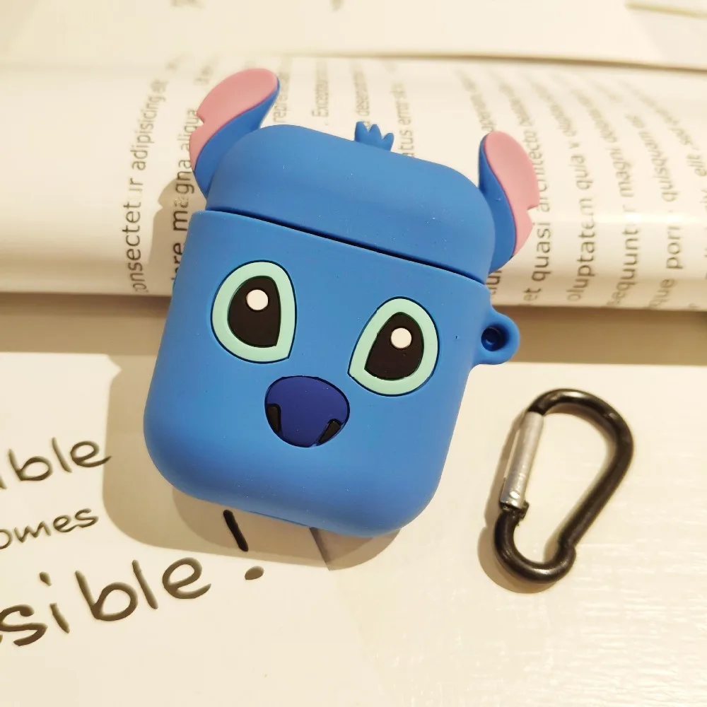 11 Милый мультфильм Superheros Bluetooth наушники чехол защитный чехол Аксессуары для кожи для Airpods Чехлы зарядная коробка с кольцом ремень - Цвет: 11