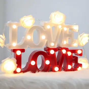 

LOVE Modeling Lamp LED Light Board Decoration Home Room Xmas Energy Saving Creative Christmas Decor 30 * 10 * 4.5cm