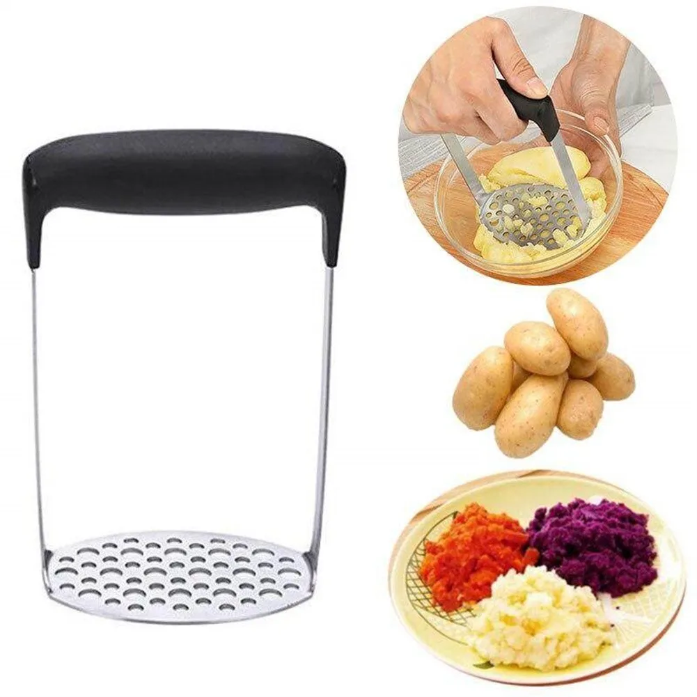 Stainless Steel Hand Press Potato Masher Ricer Smooth Mashed Potatoes