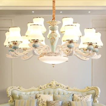 

Luxury Zinc Alloy Led Chandelier Lighting Living Room Glass Led Pendant Chandeliers Lights Dining Room Led Hanging Lamp Fixtures