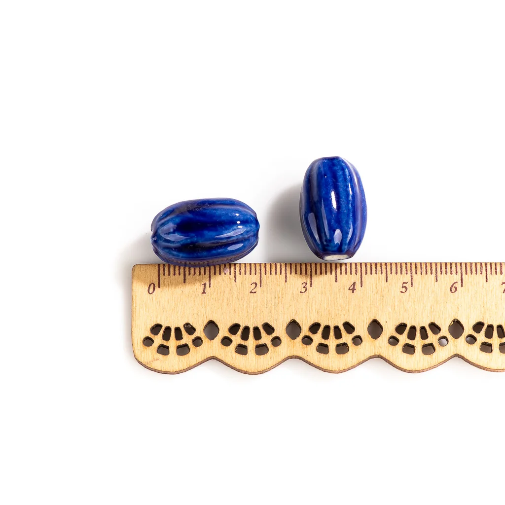 24 #5 stücke Oval Retro Stil Keramik Perlen Schmuck Zubehör Für Halskette Machen # XN512 – Detail 5