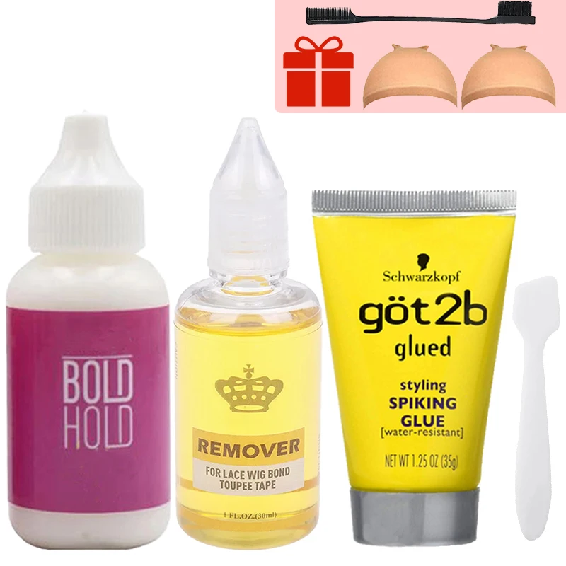 Lace Glue Bold Hold Waterproof Wig Glue Invisible Hair Glue for Frontal